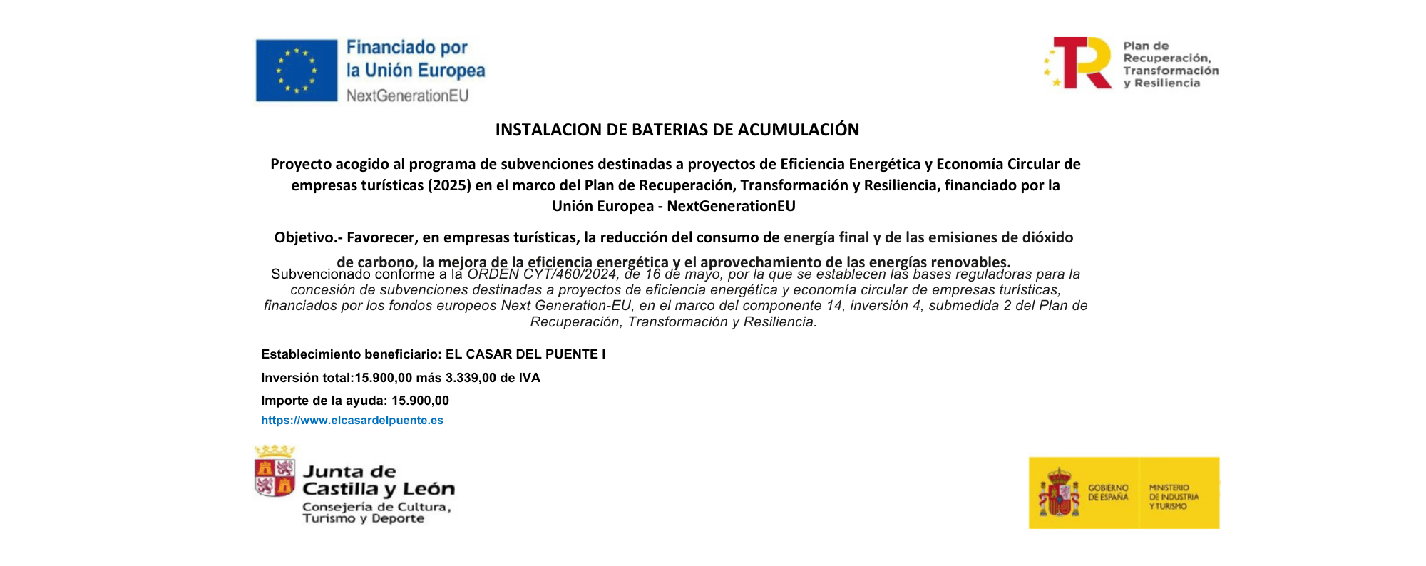 cubvencion el casar del puente